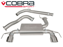 Opel Corsa E VXR 15- Centerrör/Bakre Rör (Ej Ljuddämpat) Cobra Sport